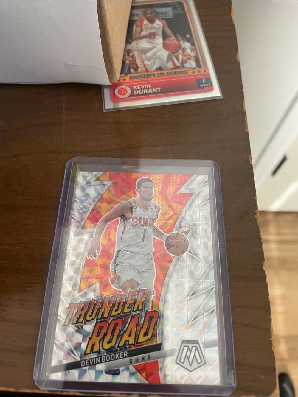 Panini Devin Booker Thunder Road Silver/Red Basketball Card Holder